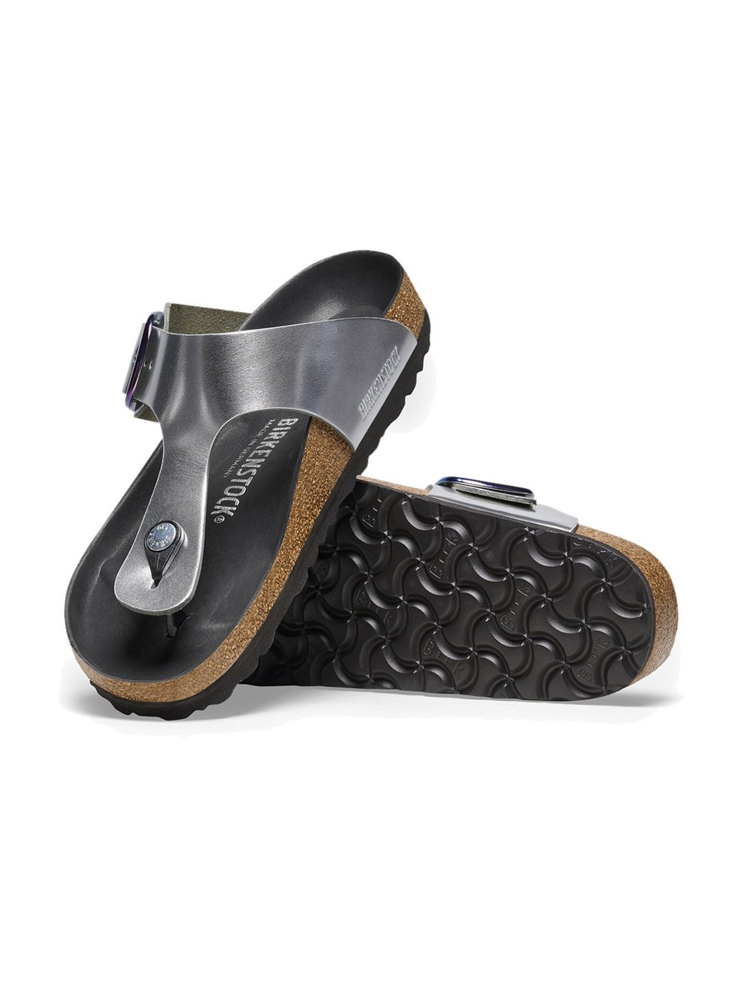 Gizeh soft footbed metallic on sale anthracite