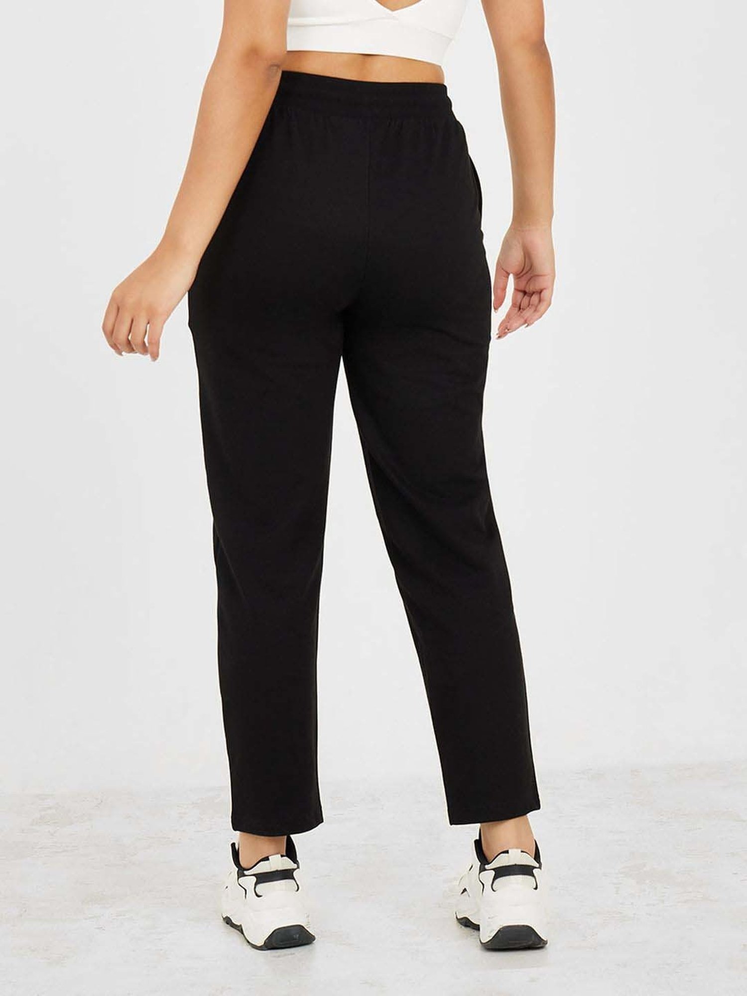 Styli Black High Rise Flare Pants