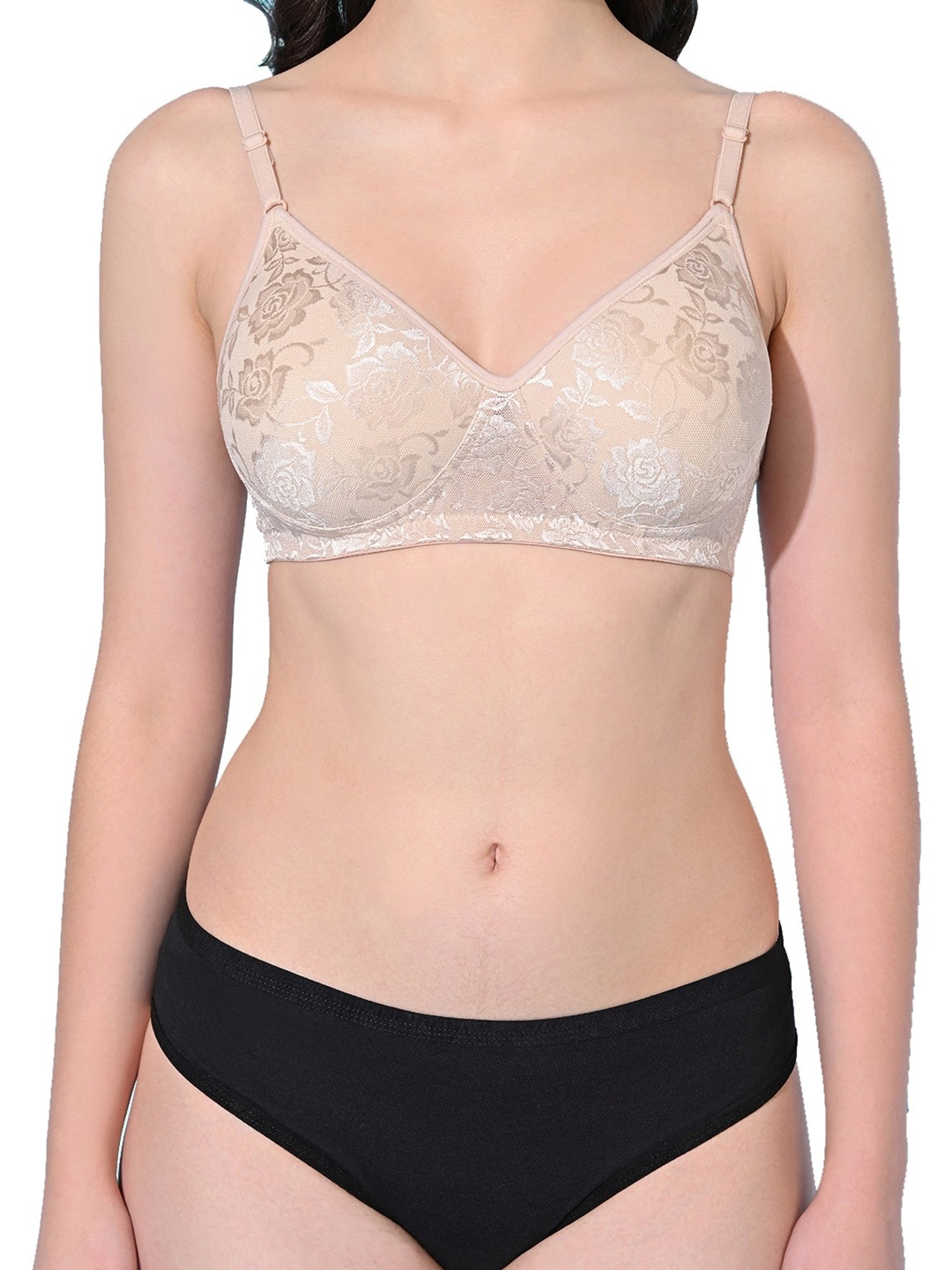 Buy online Beige Lycra Bras And Panty Set from lingerie for Women by B&b  Comfort for ₹248 at 60% off