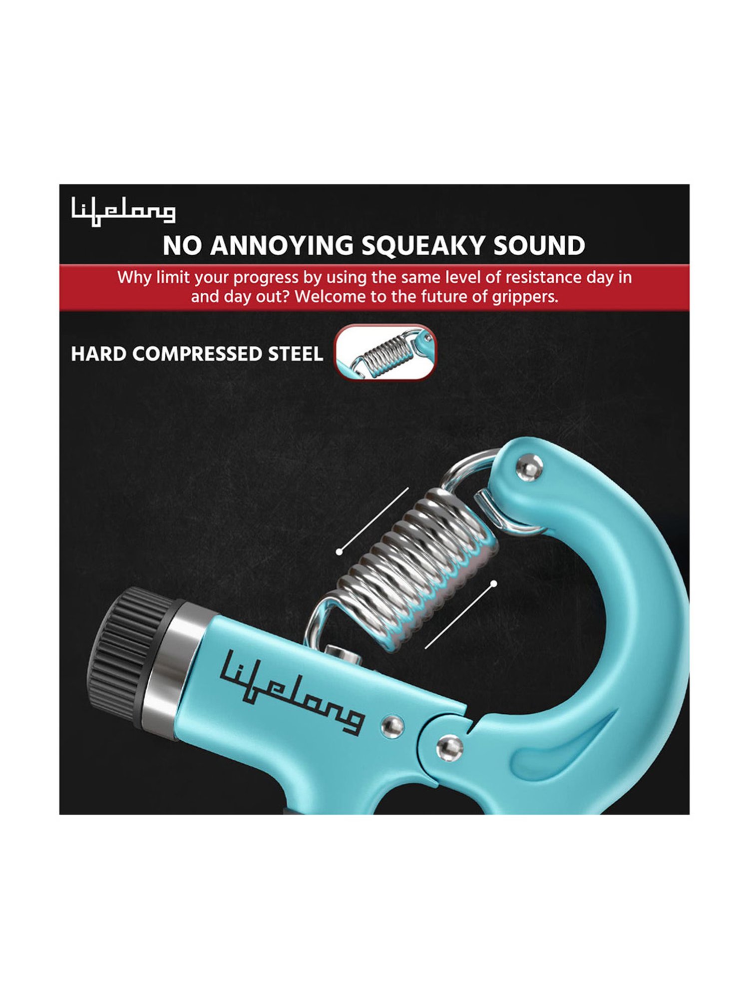 Lifelong Adjustable Hand Grip (Blue) Size - One Size