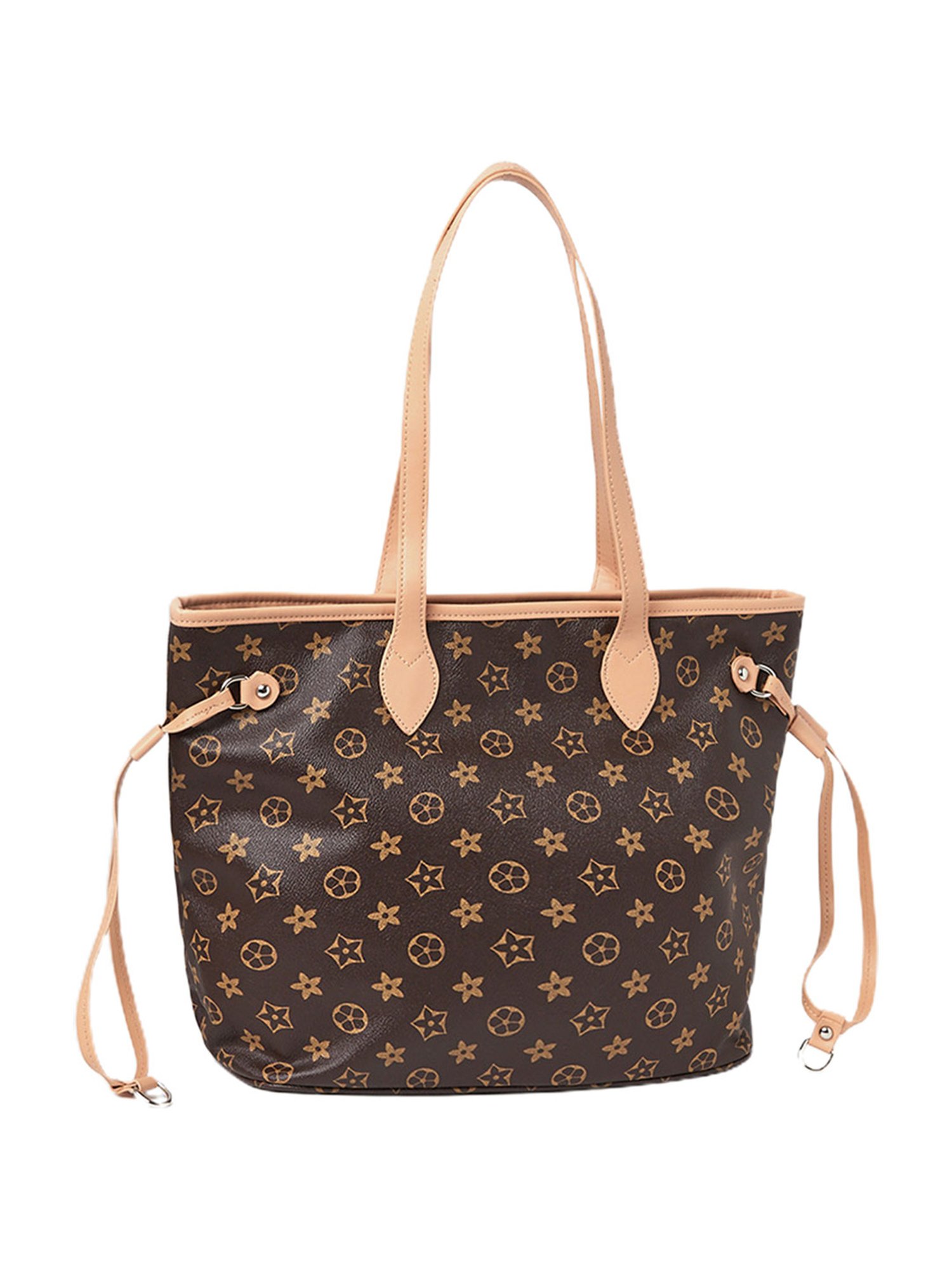 Buy Styli Brown Printed Tote Bag at Best Price @ Tata CLiQ