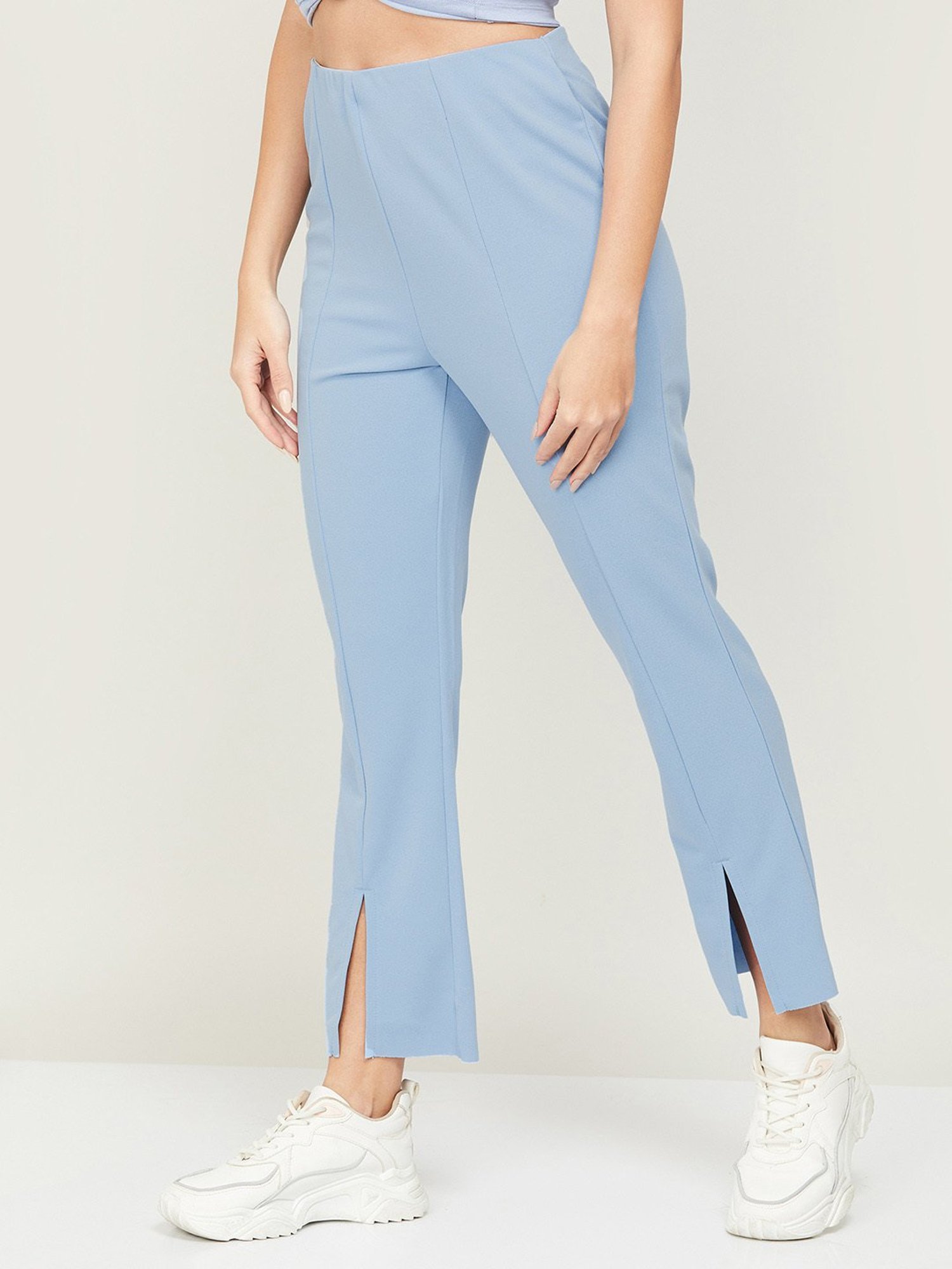 Trouser in Sky Blue – BOTTOMS UP