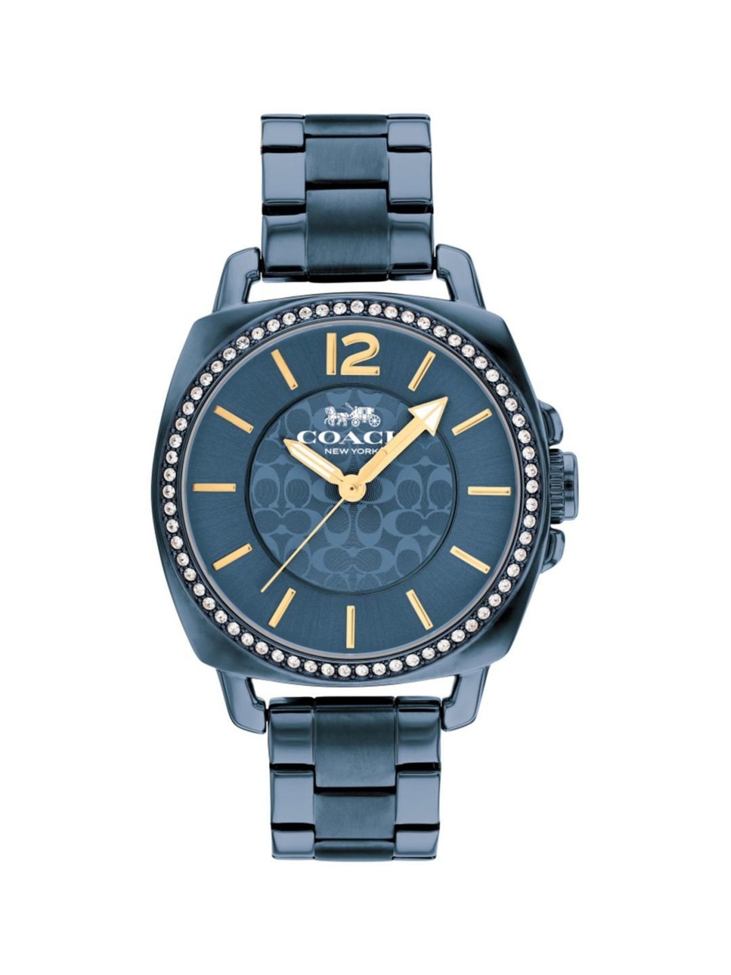 Coach boyfriend watch two tone sale