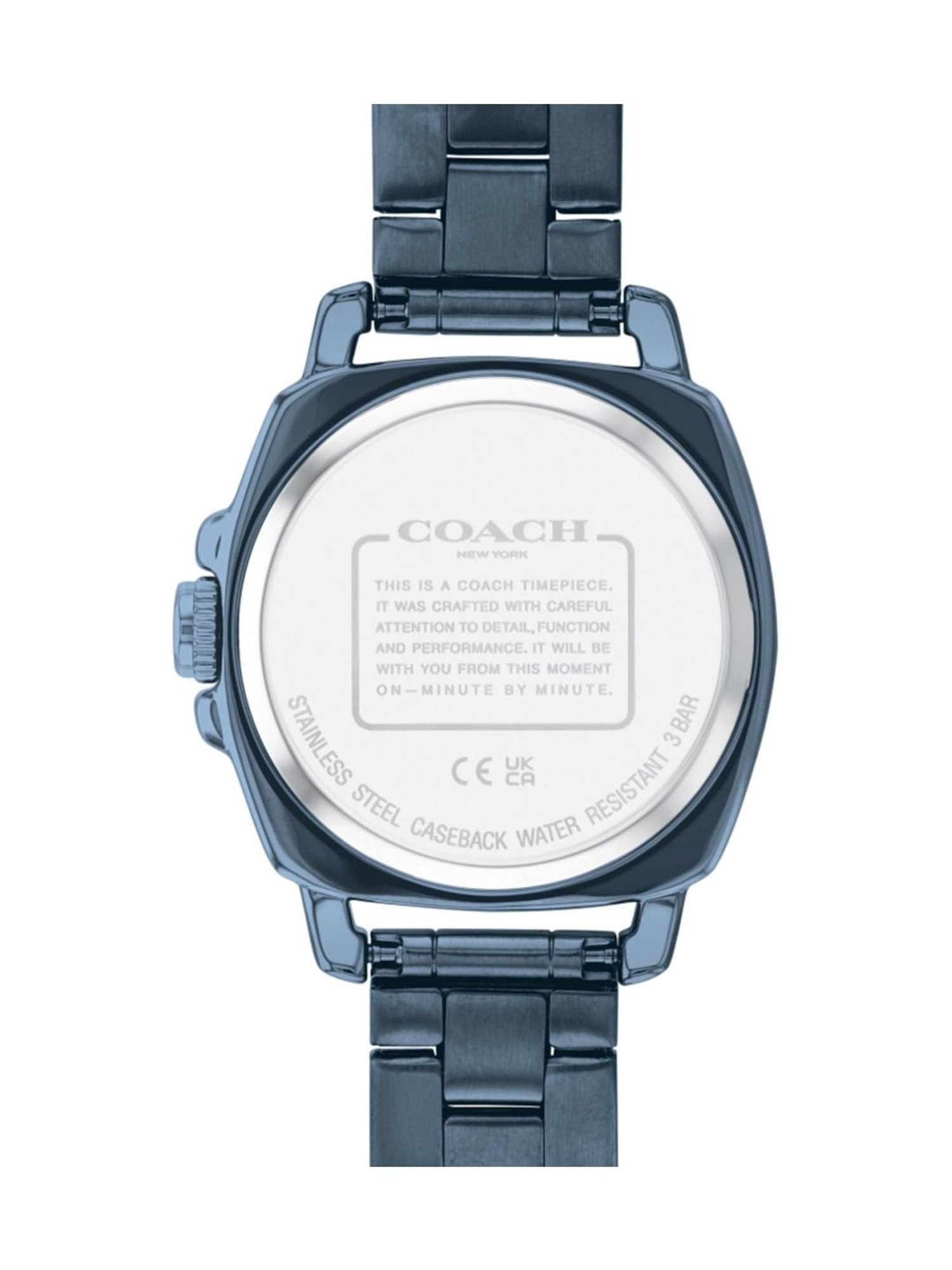 Coach boyfriend watch on sale silver