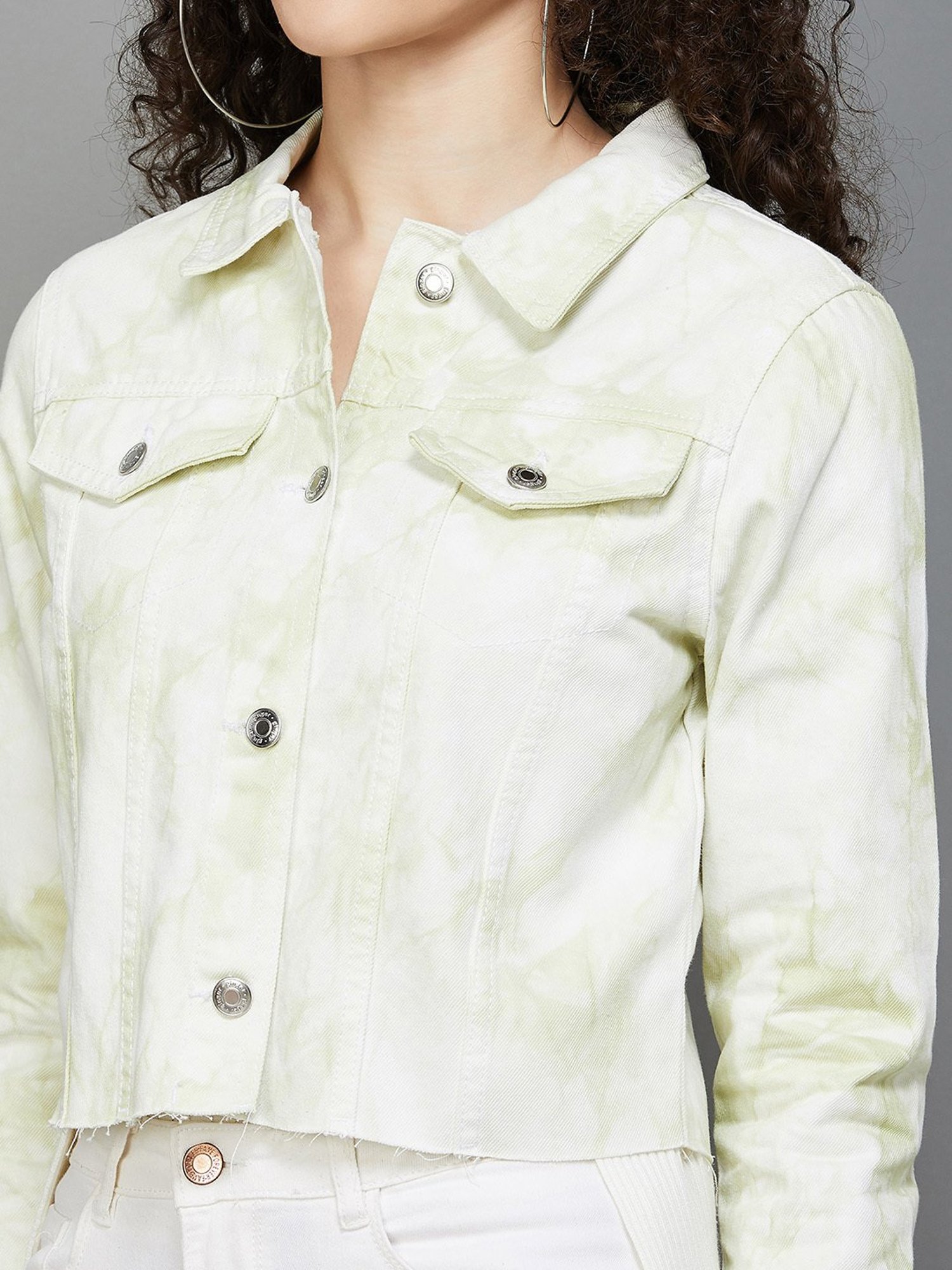 Cropped Bomber Jacket in Brilliant White | 7 For All Mankind