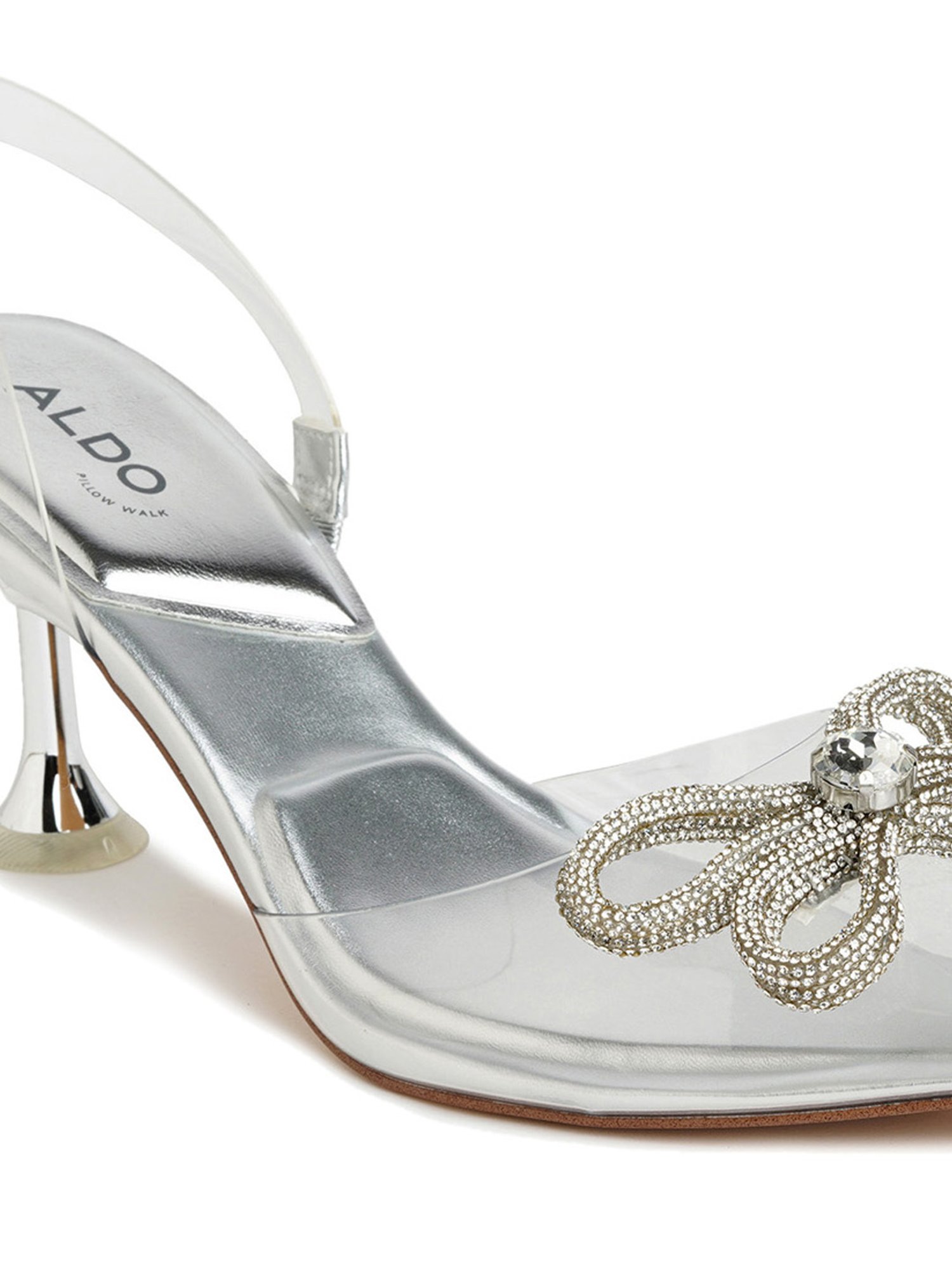 Domenica Silver Women's Strappy sandals | ALDO Canada