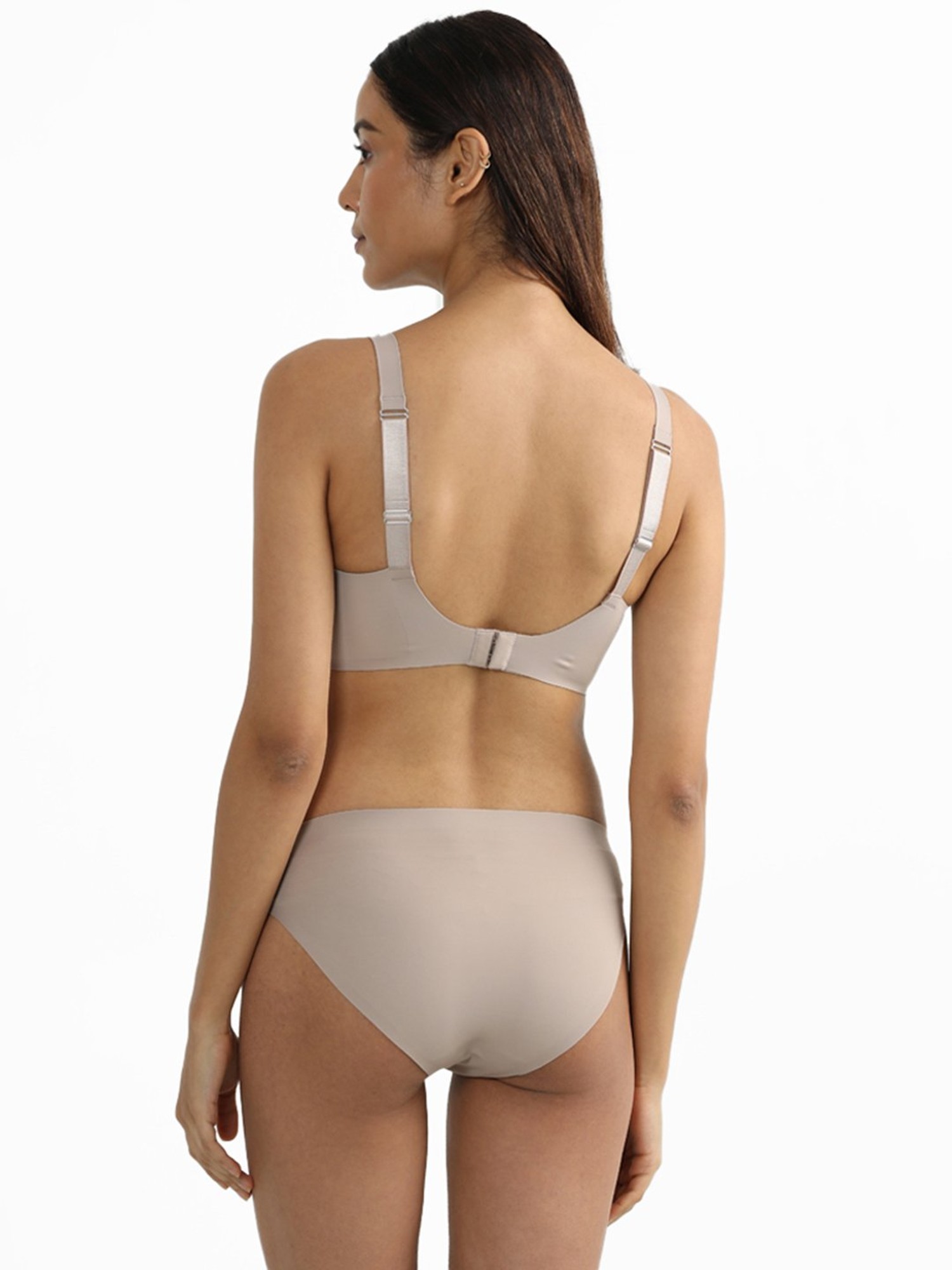 Buy Wunderlove by Westside Taupe Padded Seamless Bra for Online @ Tata CLiQ
