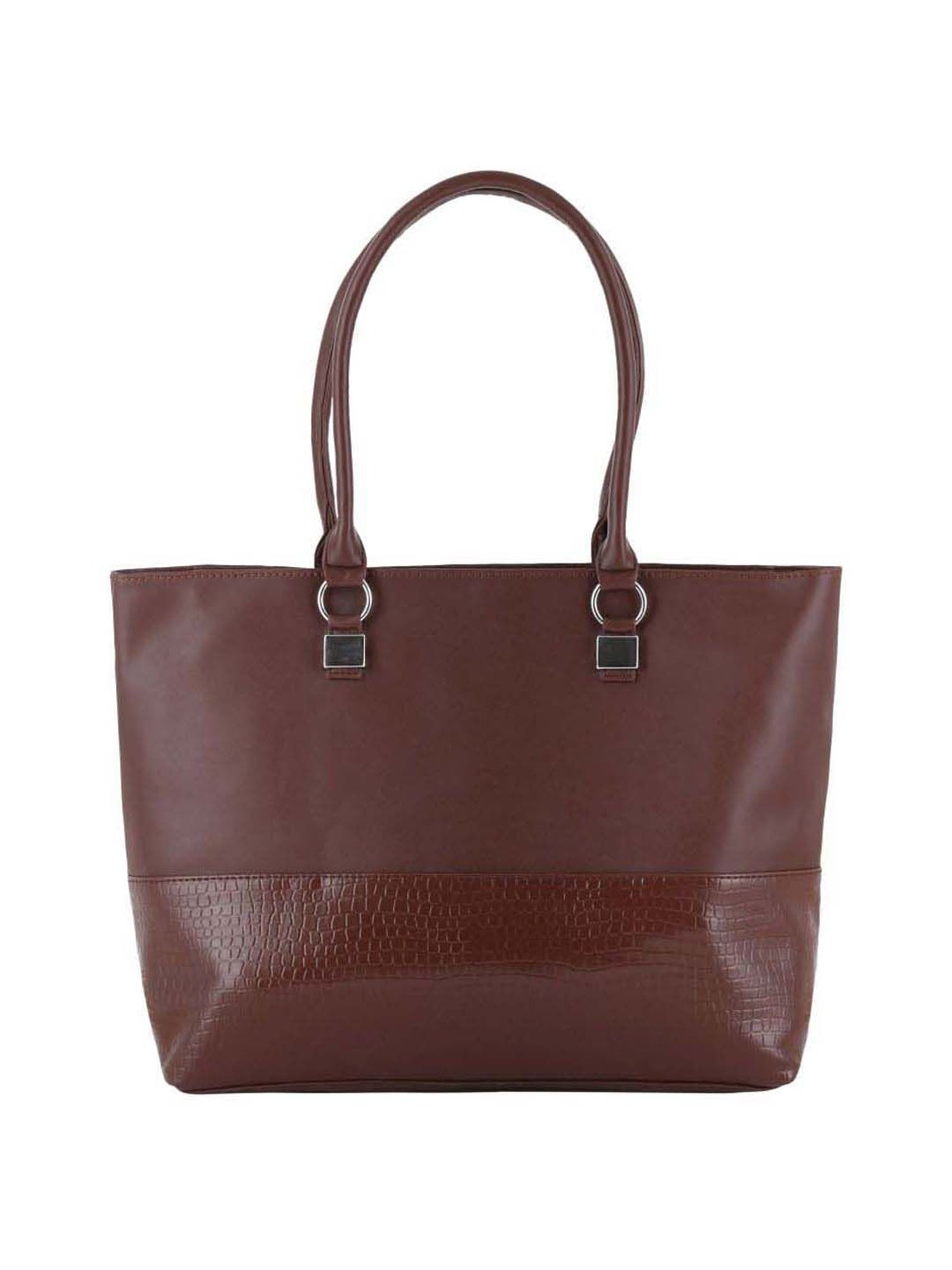 Distressed Leather Bag Color light Brown