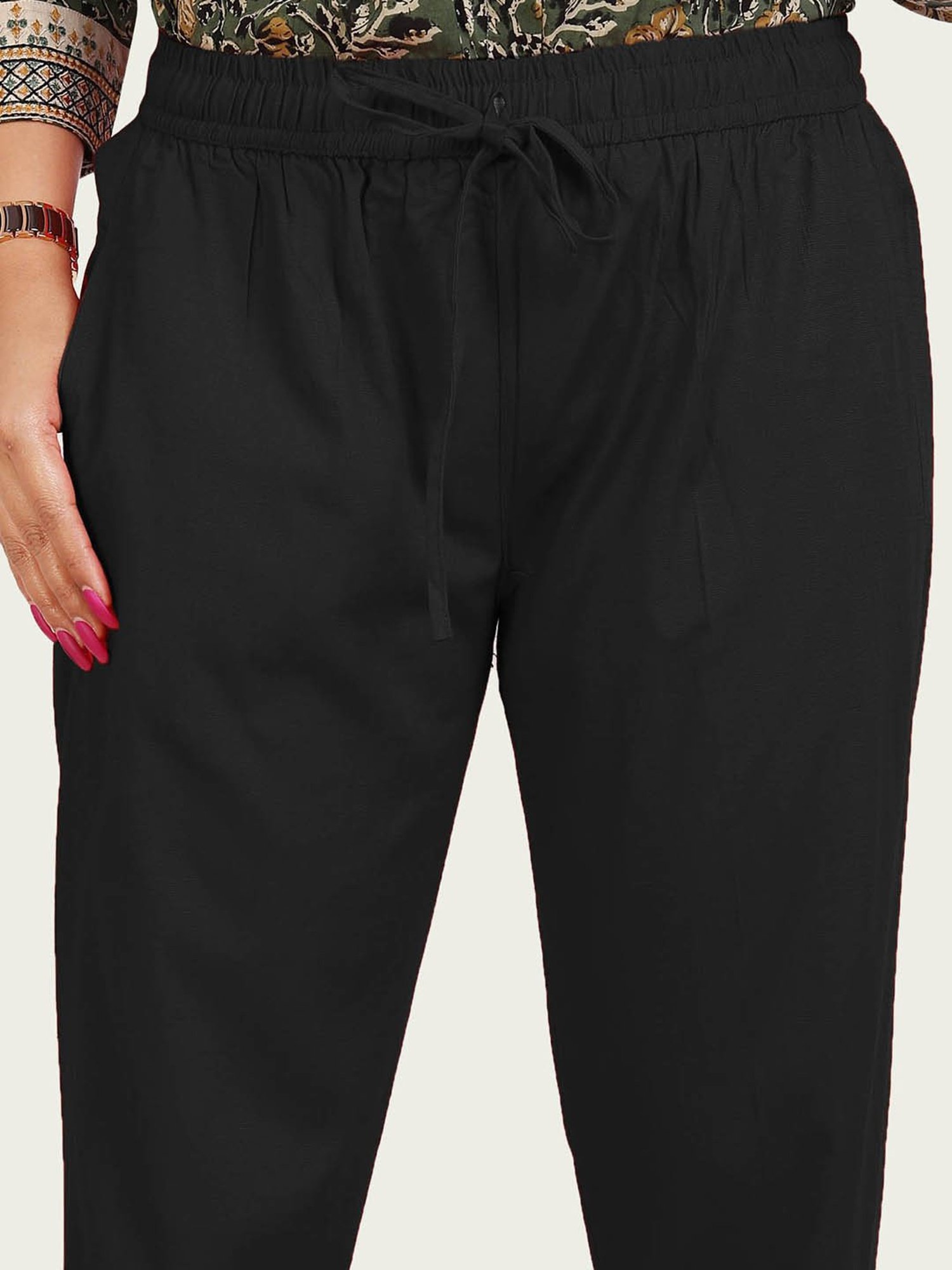 Buy Cotton Culture Black Pants for Women's Online @ Tata CLiQ