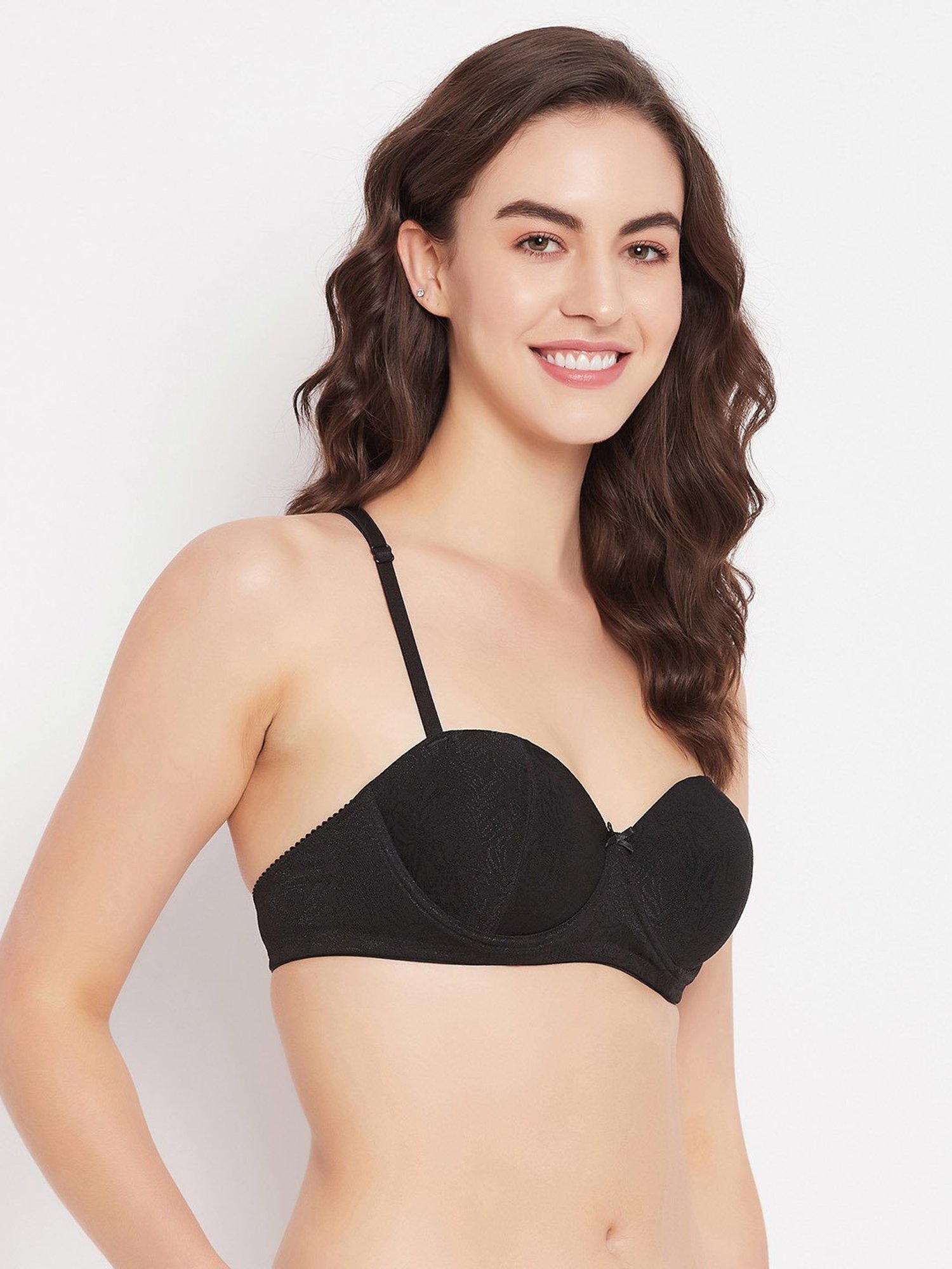 Buy Clovia Black Full Coverage Under-Wired Balconette Bra for Women's Online  @ Tata CLiQ