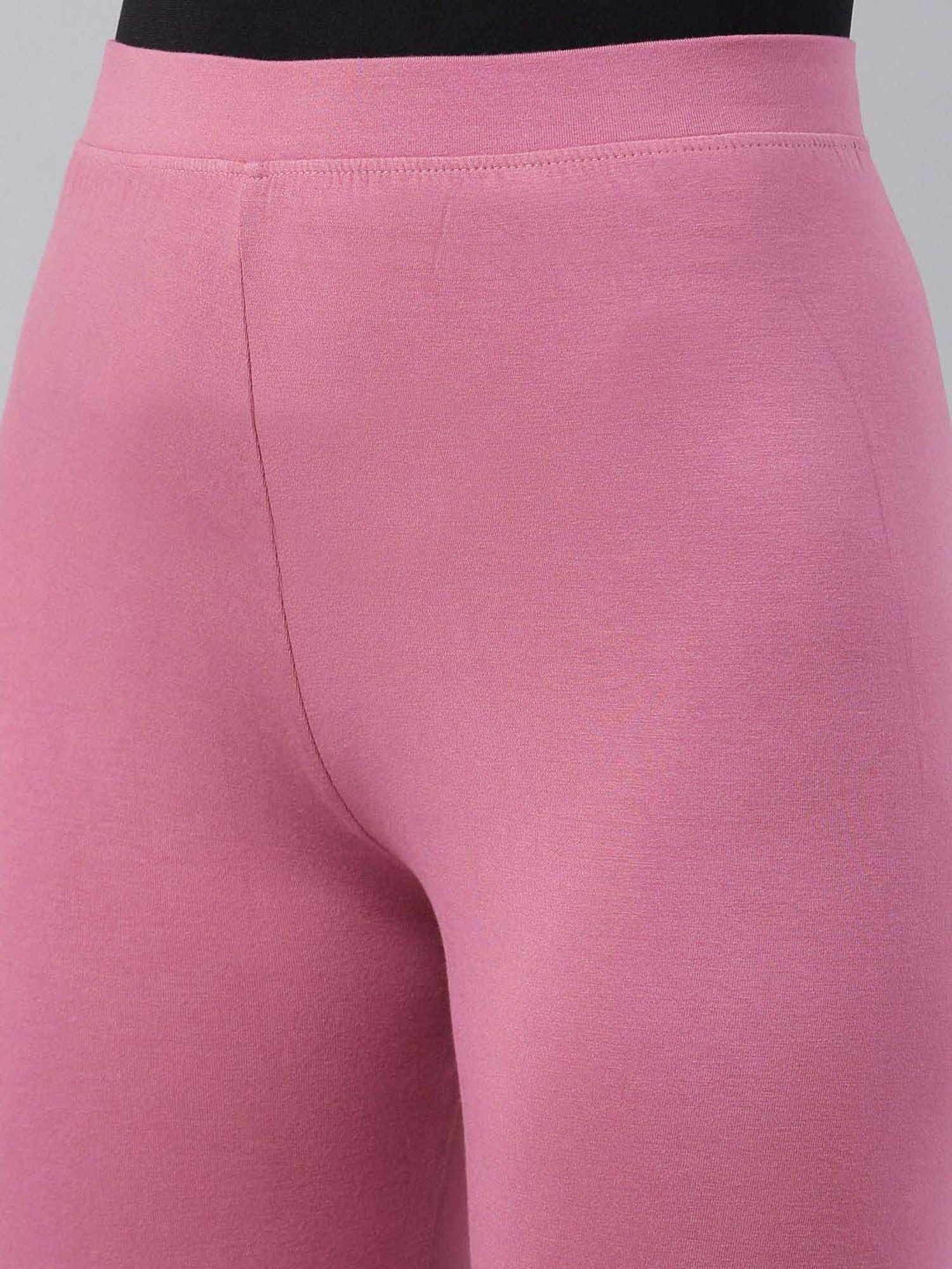 TWIN BIRDS Pink Ankle Length Leggings