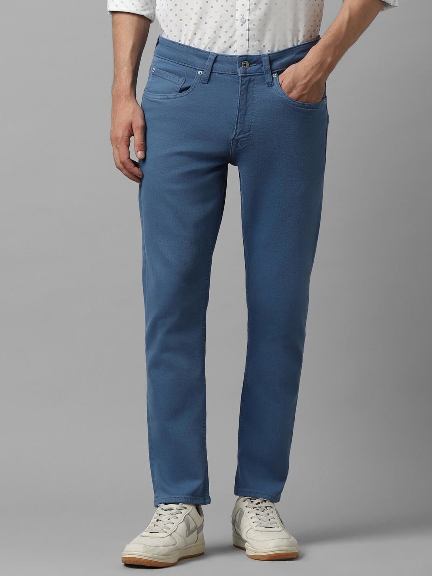 Louis Philippe Jeans Blue Regular Fit Jeans