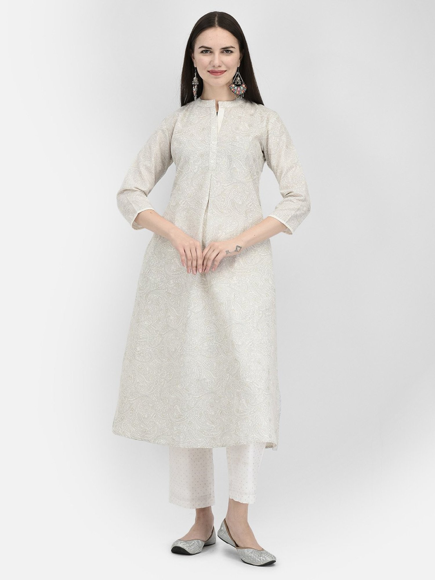Cotton High Neck Kurti in Jalgaon - Dealers, Manufacturers & Suppliers -  Justdial
