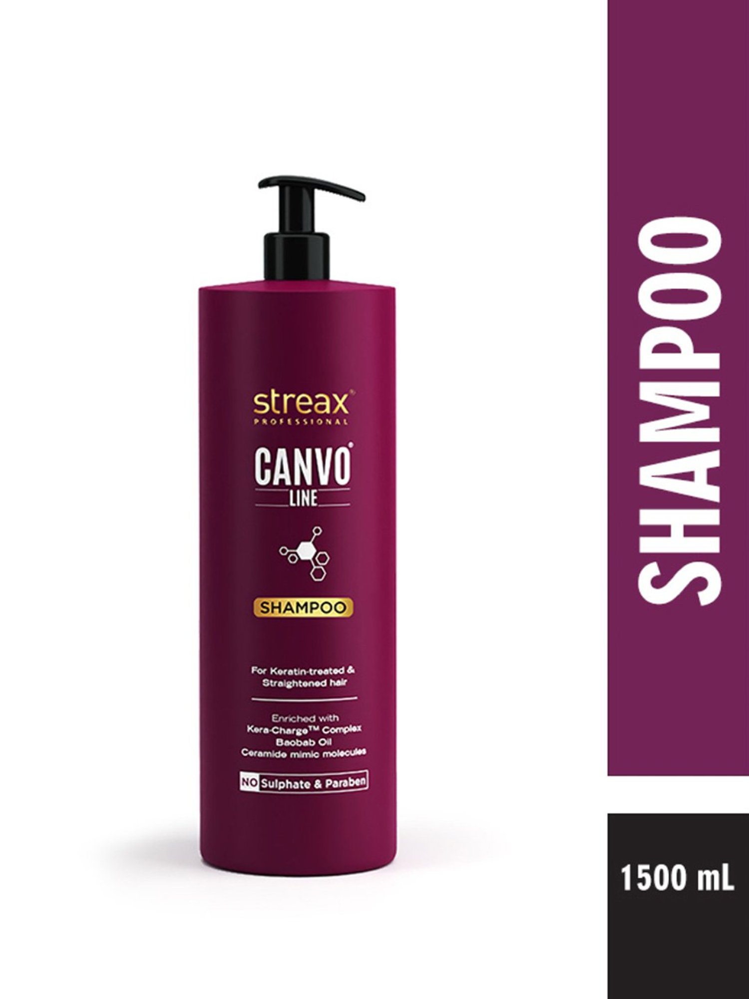 Streax hair shop straightening shampoo