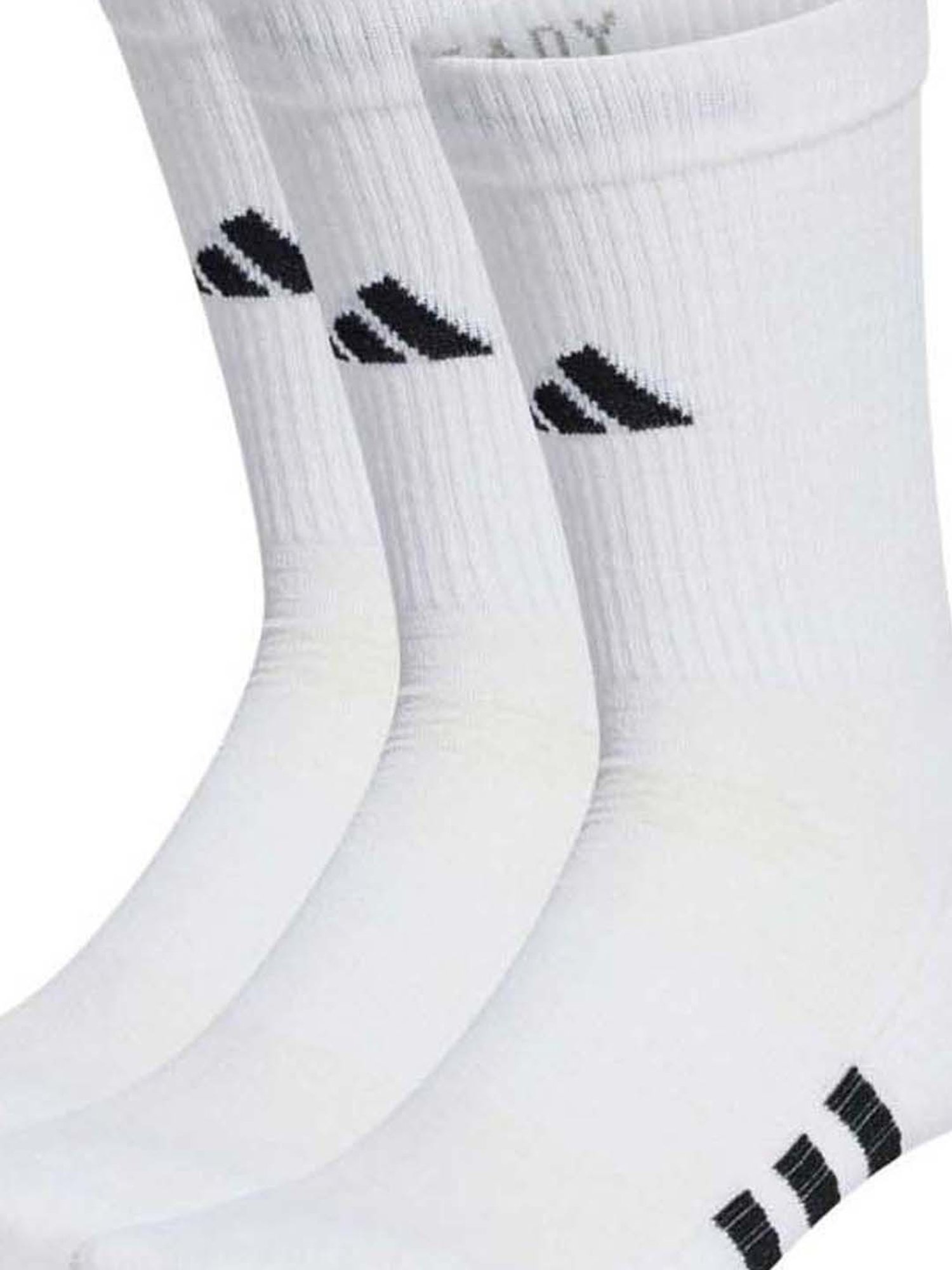 Adidas Performance Cushioned Aeroready White Crew Socks Pack of