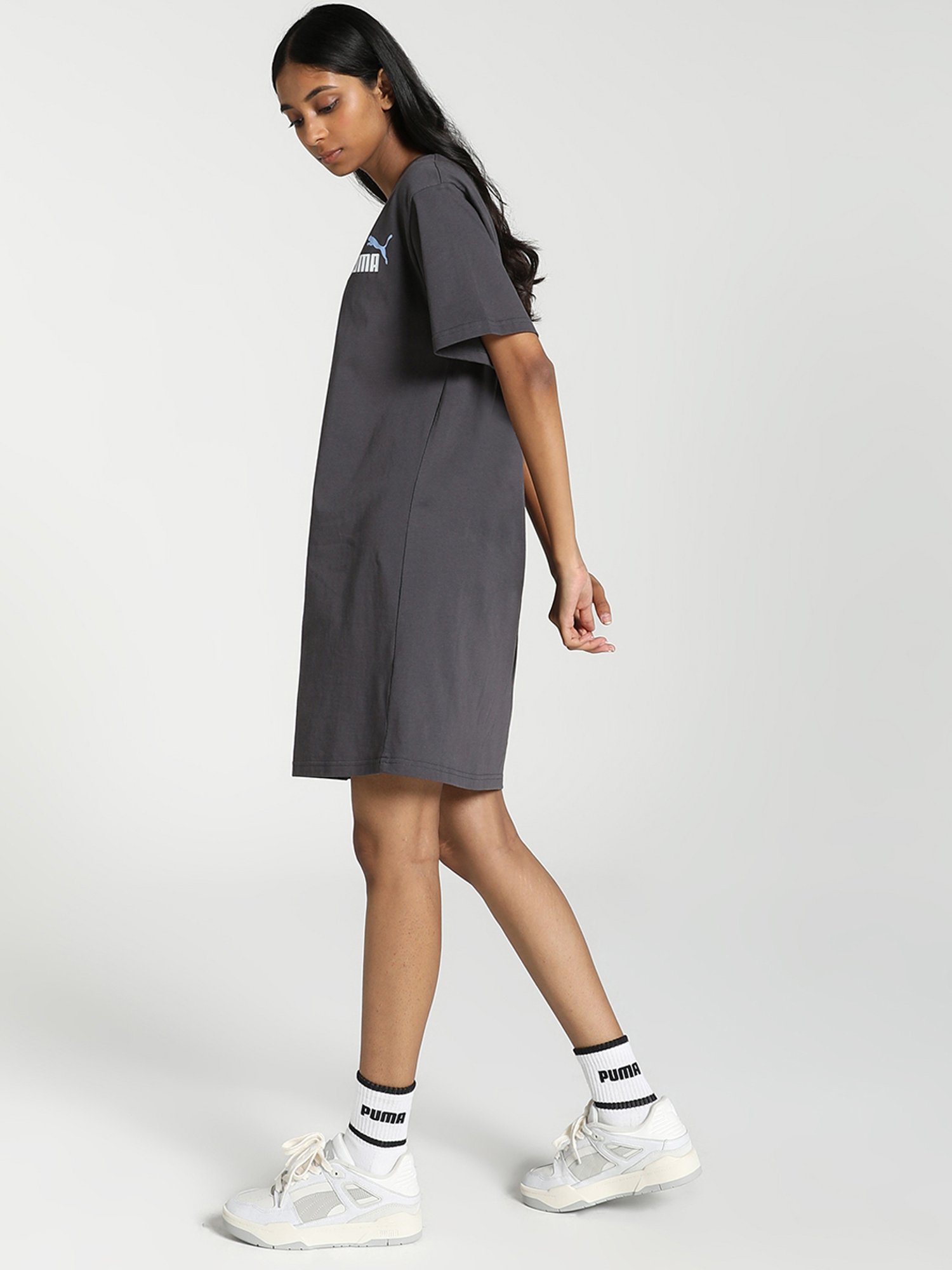 grey puma dress PUMA Sport Relaxed Jersey Dress Women