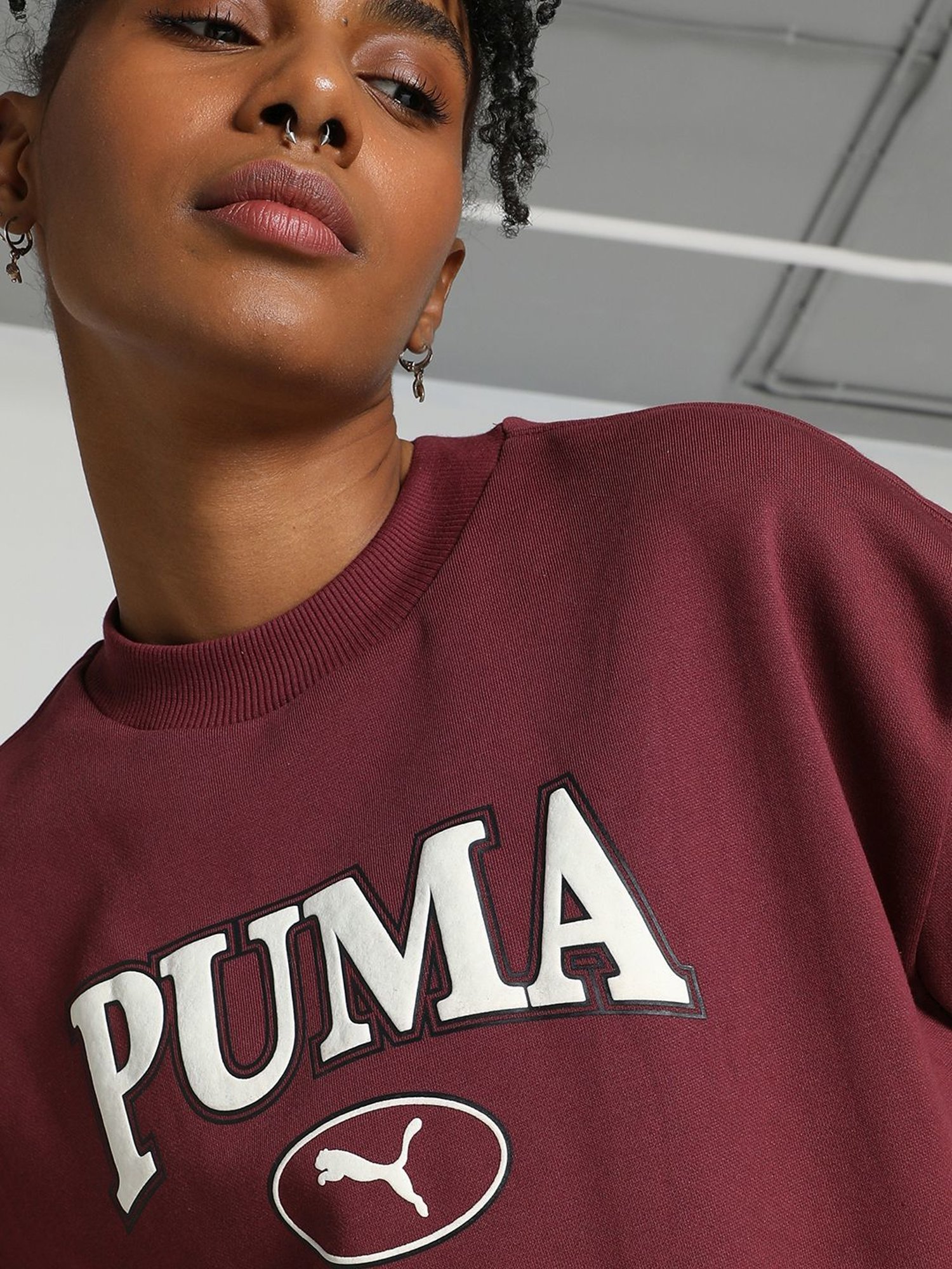 Puma cheap maroon sweatshirt