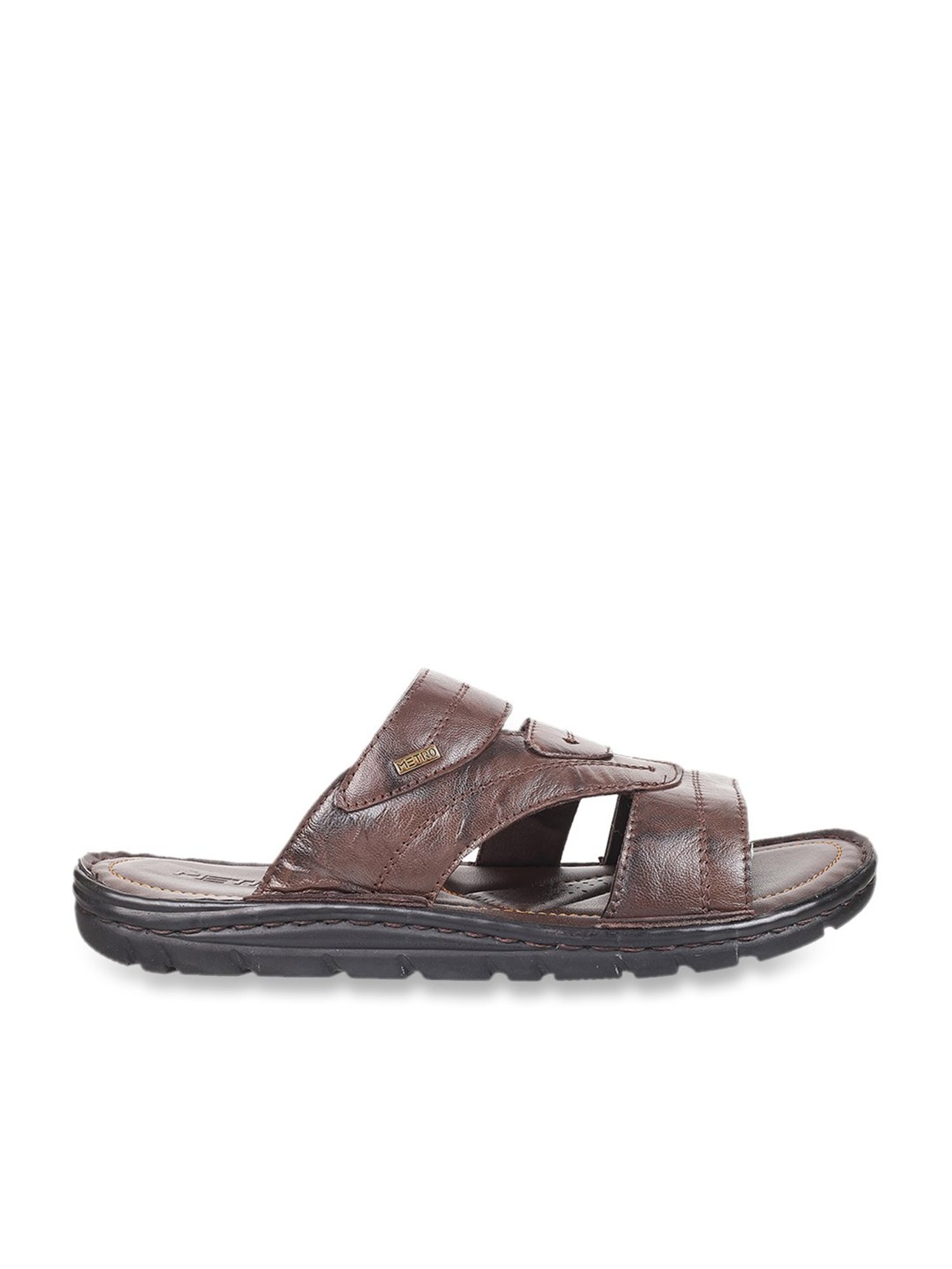 Buy Metro Men Tan Brown Sandals - Sandals for Men 844454 | Myntra