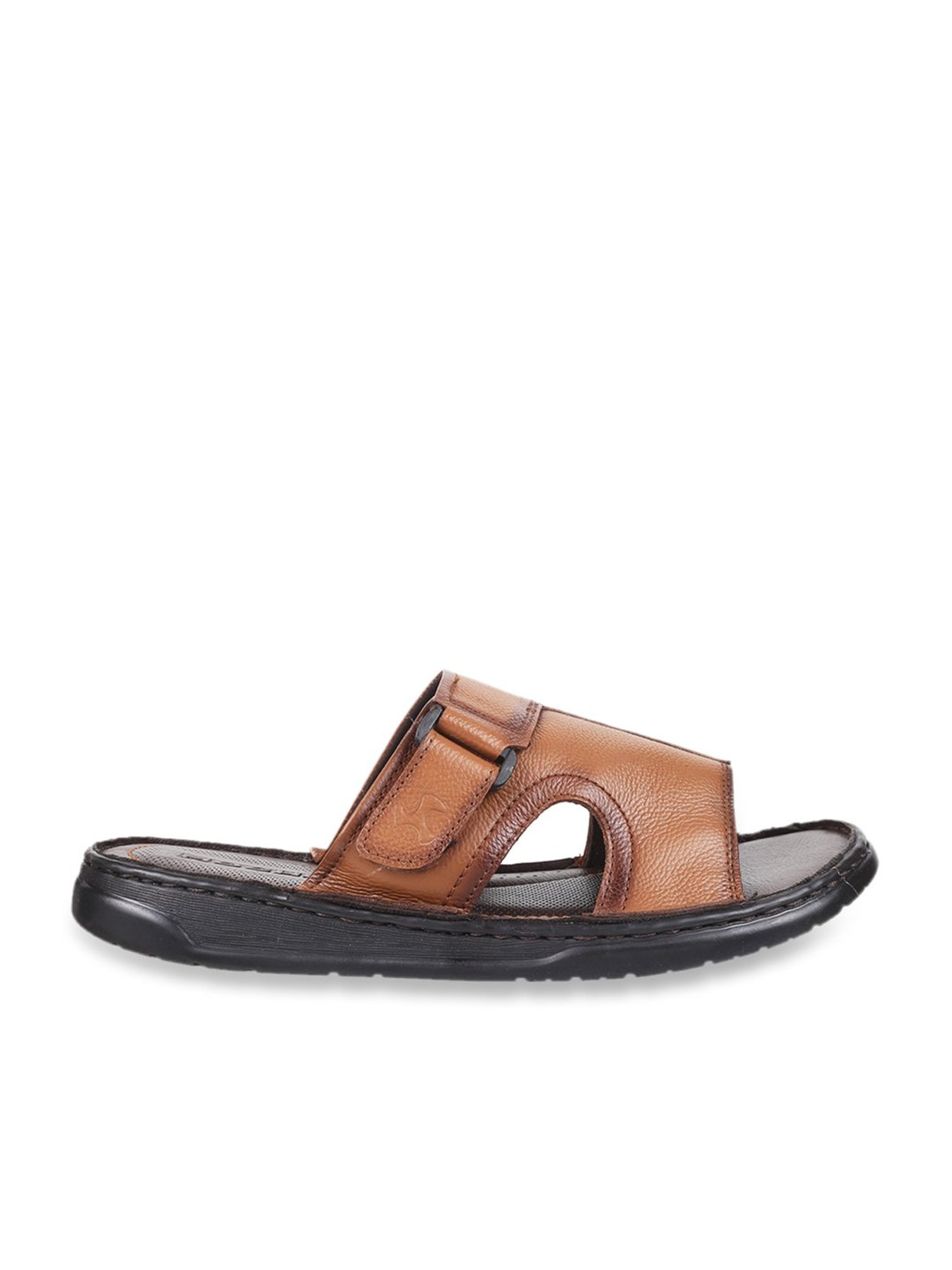 Buy Black Sandals for Men by TEAKWOOD LEATHERS Online | Ajio.com