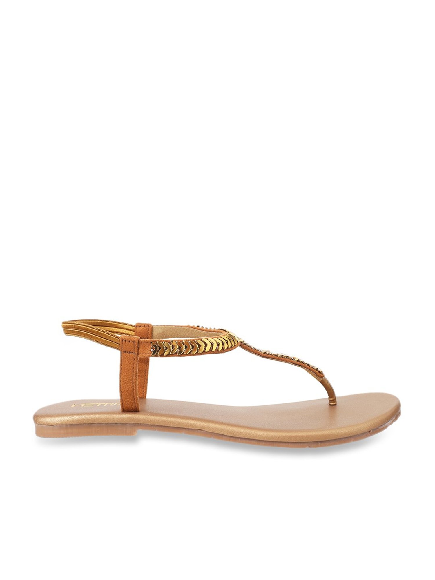 RALPH LAUREN COLLECTION | Gold Women's Sandals | YOOX