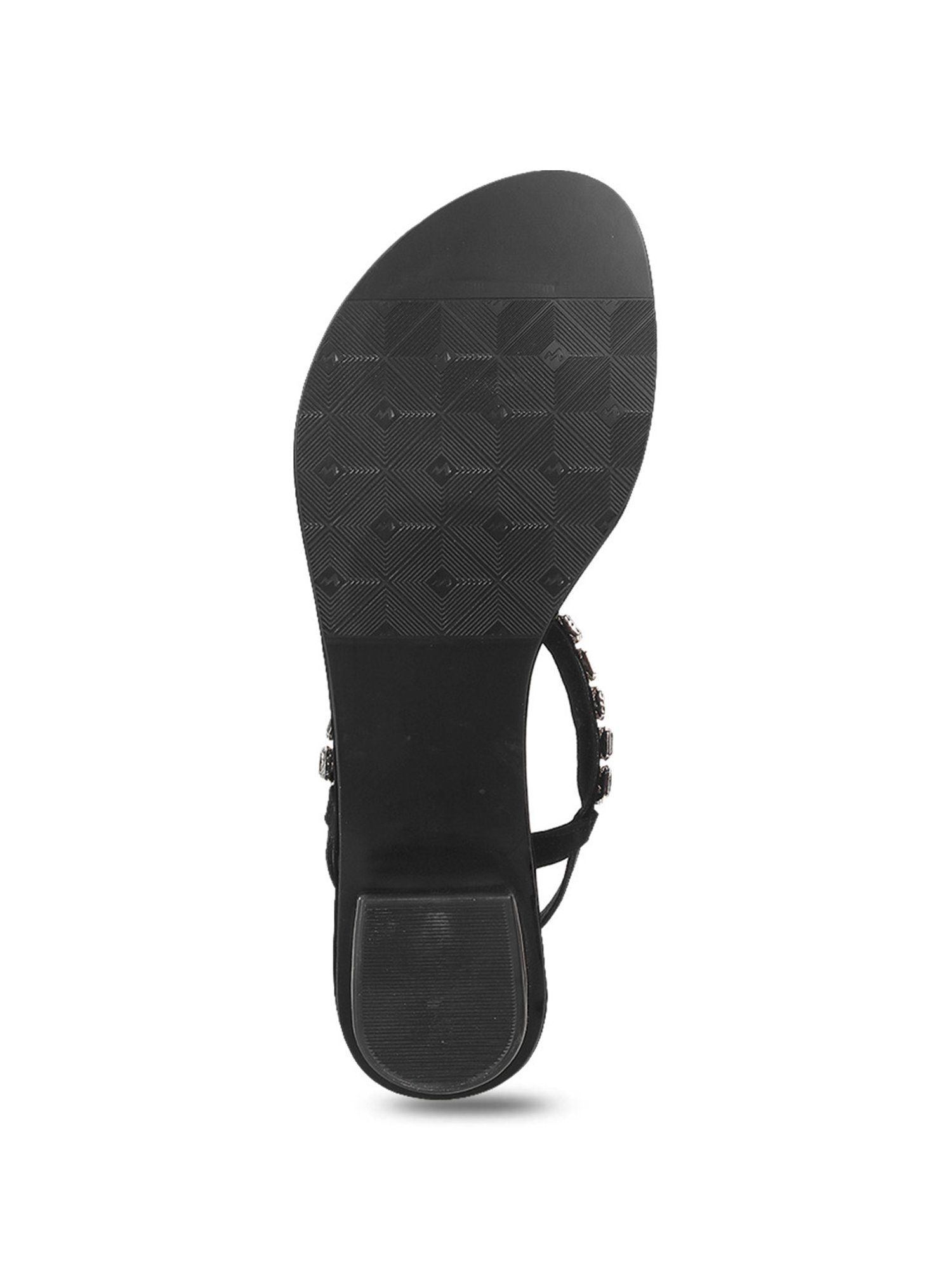 Buy Metro Women's Black T-Strap Sandals for Women at Best Price @ Tata CLiQ