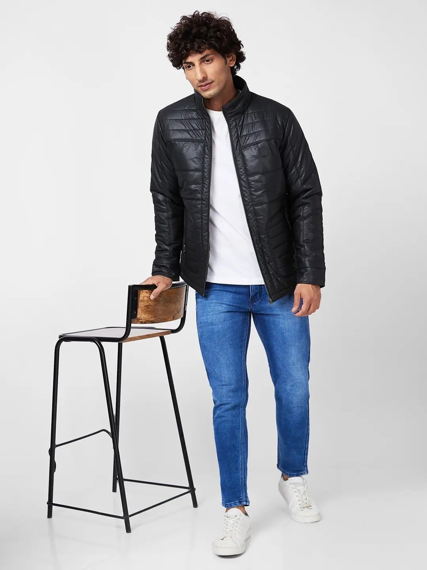 Spykar jackets_men_westernwear : Buy Spykar Black Polyester Men Jacket  Online | Nykaa Fashion