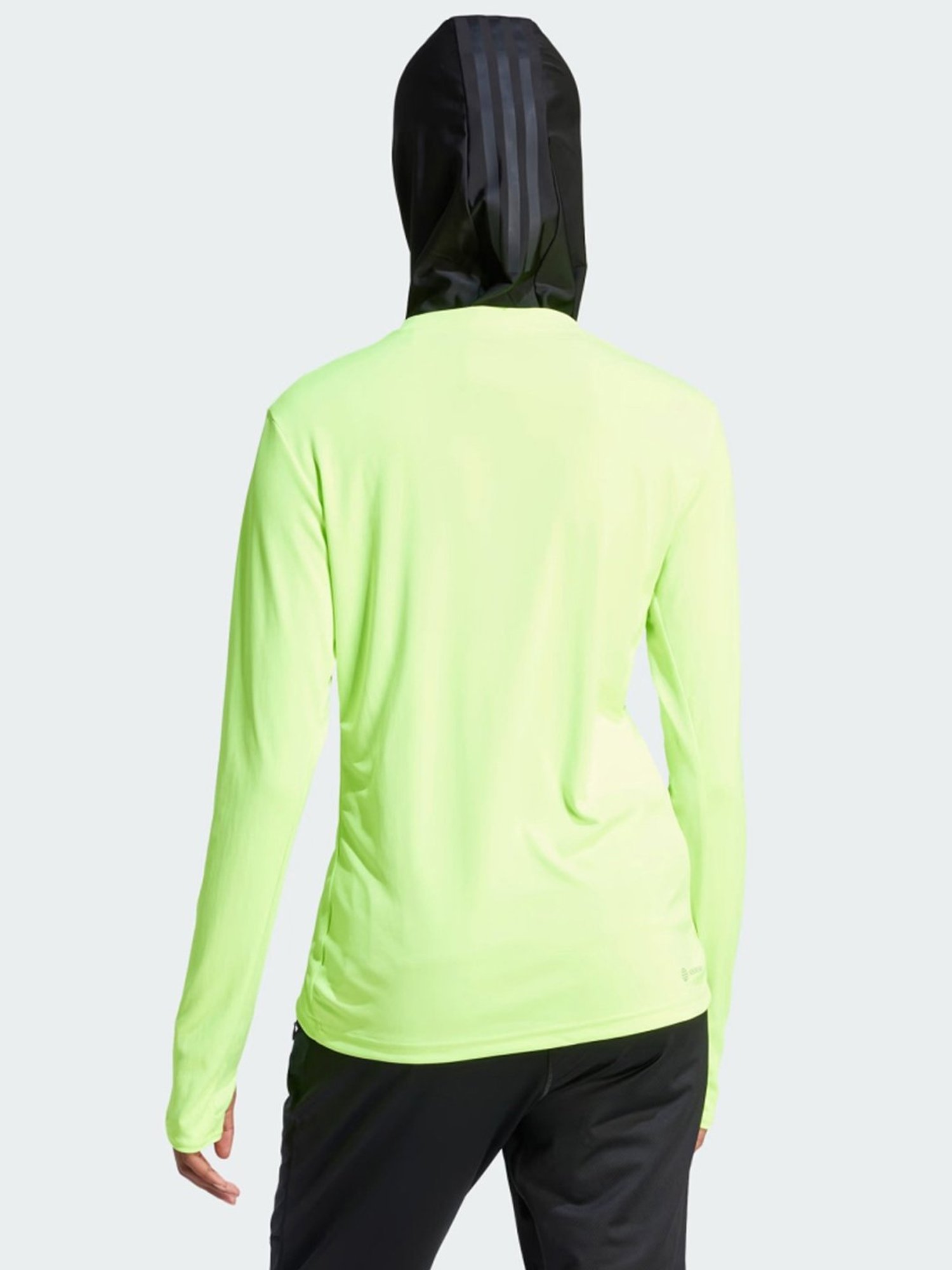 Buy adidas Green Full Sleeves Running T-Shirt for Women Online 