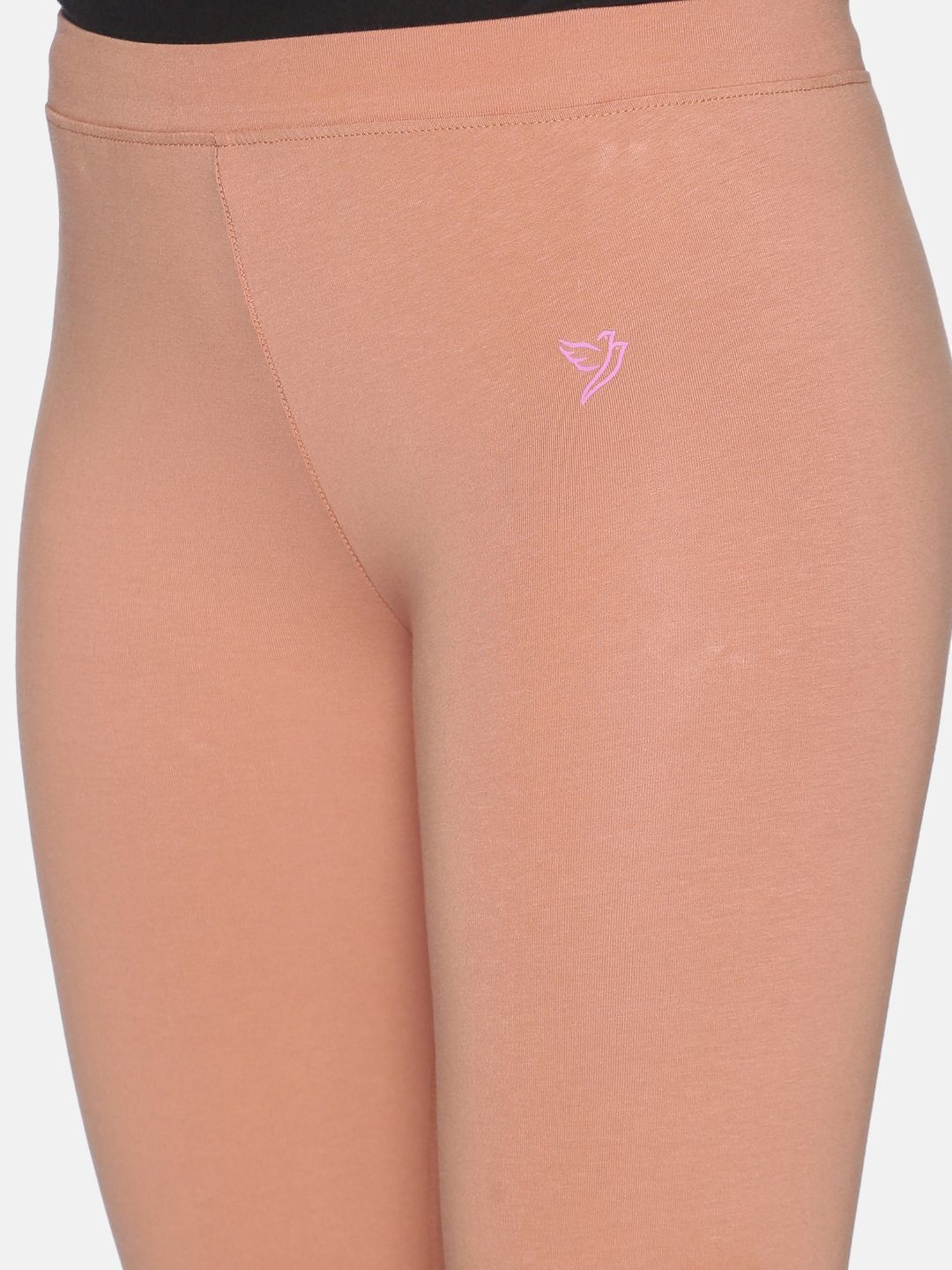 Buy Peach Leggings for Women by Teamspirit Online | Ajio.com