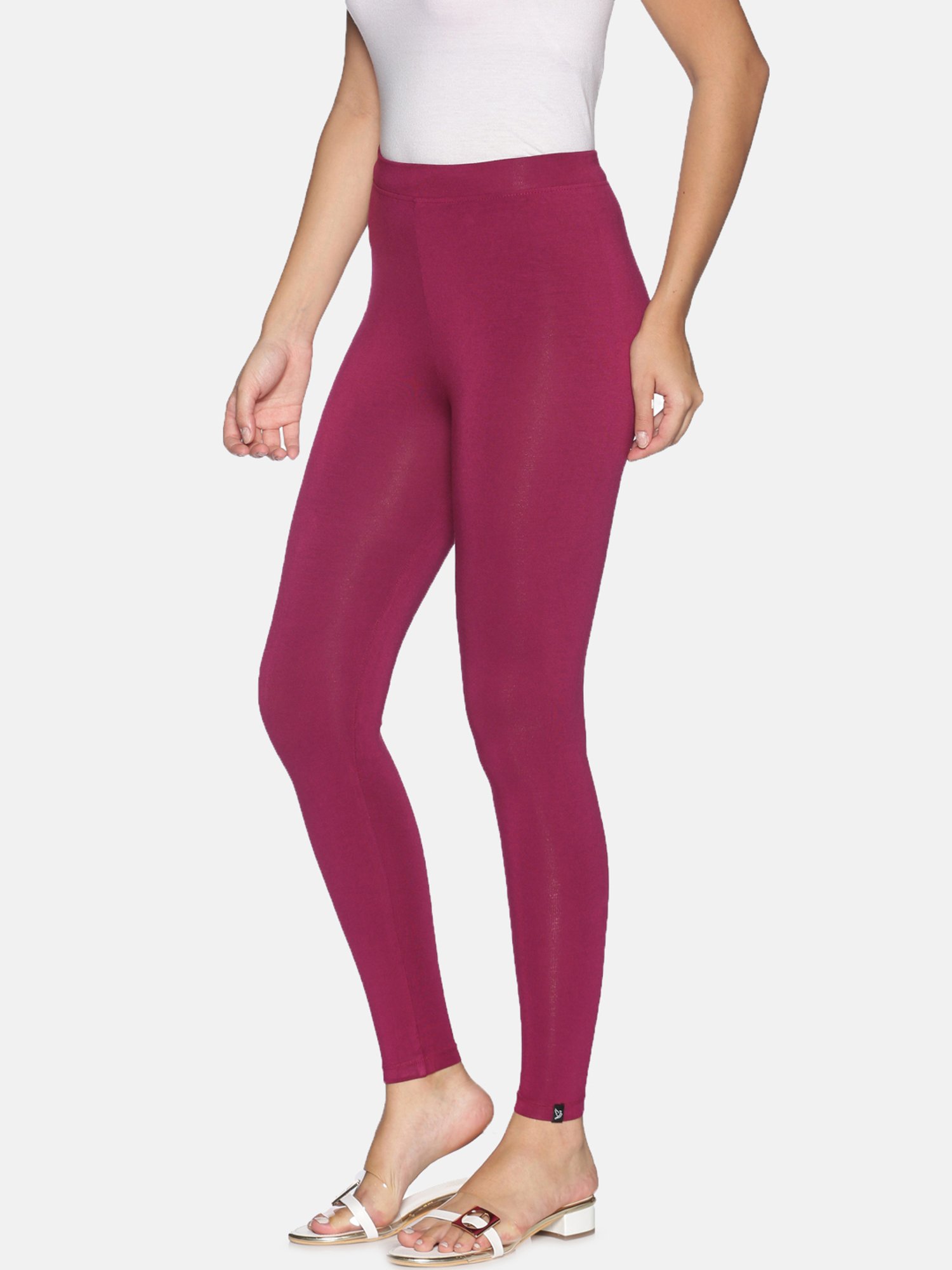 Buy Maroon Leggings for Women by Twin Birds Online | Ajio.com