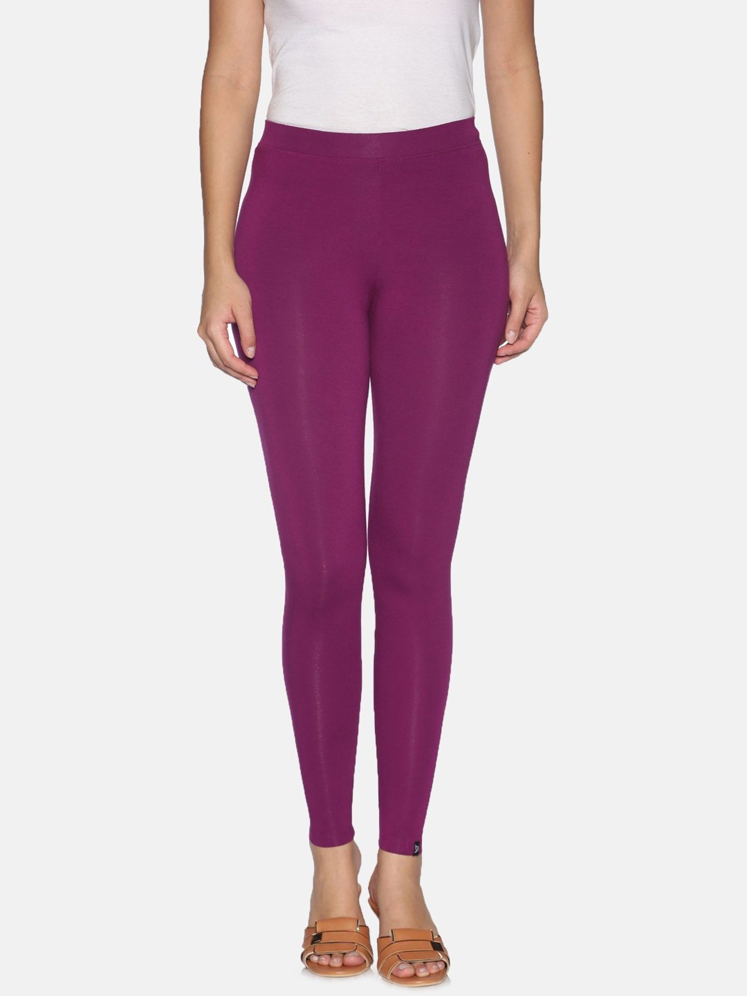 Buy Maroon Leggings for Women by Twin Birds Online | Ajio.com