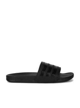 Buy Adidas Men s ADILETTE COMFORT Unisex Coal Black Slides for Men