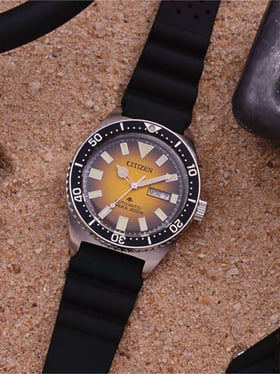 Citizen Promaster NY0120-01X Marine Diver Yellow Dial Automati