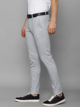 Buy Louis Philippe Sport Grey Slim Fit Trousers for Mens Online @ Tata CLiQ