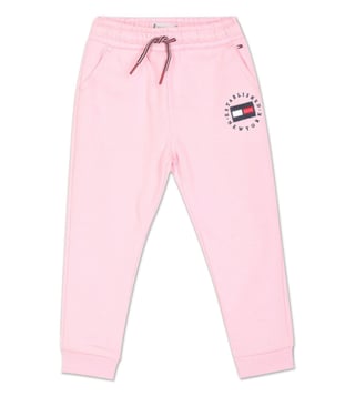 Pink tommy hilfiger discount joggers