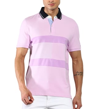 Purple tommy hilfiger online shirt