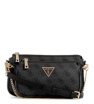 Guess arie double pouch crossbody outlet black