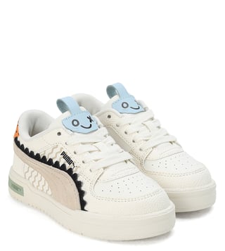 Puma Boy s Kids CA Pro Mix Match Perforated White Sneakers