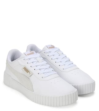 Puma carina hotsell sneaker all white