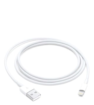 Buy Apple MX0K2ZM/A 1 meter Lightening USB-C Cable (White) Online at best  price at TataCLiQ