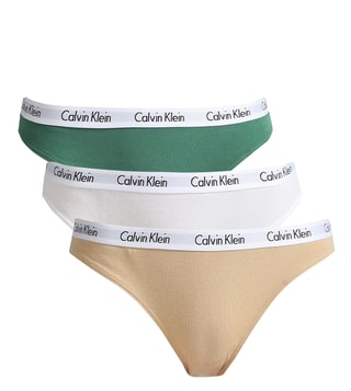 Buy Calvin Klein Underwear Multicolor Logo Panties - Pack of 3 for