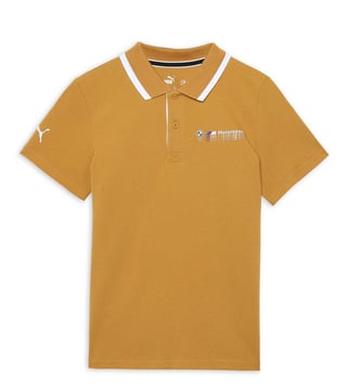 Buy Puma Kids BMW MMS Amber Regular Fit Polo T Shirt Online Tata