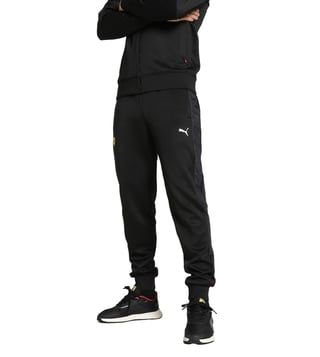 Buy Puma Black Regular Fit Mid Rise Track Pants for Women's Online @ Tata  CLiQ