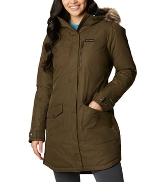 Columbia Women's Suttle Mountain Long Insulated Jacket, Camel