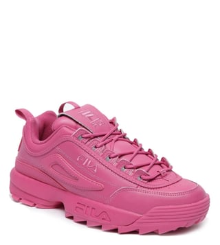 Fila disruptor ii deals pink and white