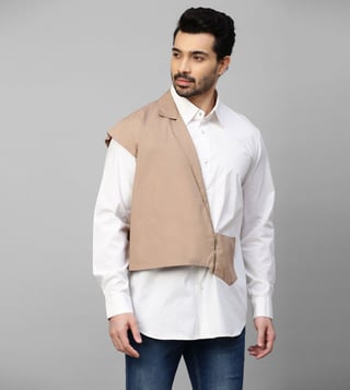 White shirt waistcoat hot sale and jeans