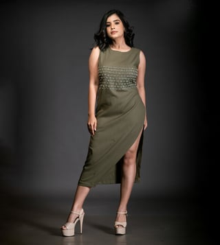 Olive cheap summer dress