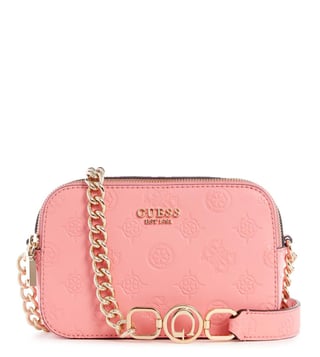 Guess Pink GALERIA Medium Camera Bag