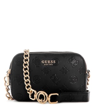 Guess black bag on sale sale