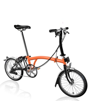 Buy Brompton Fire Coral Black C Line Explore Bicycle Low Online