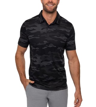 travis mathew black polo